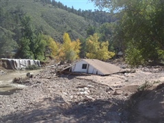 Colorado Flood, Washed out foundation (2)